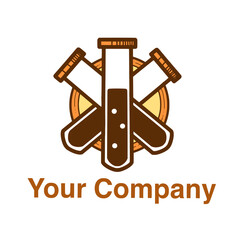 chemical laboratorium logo for company