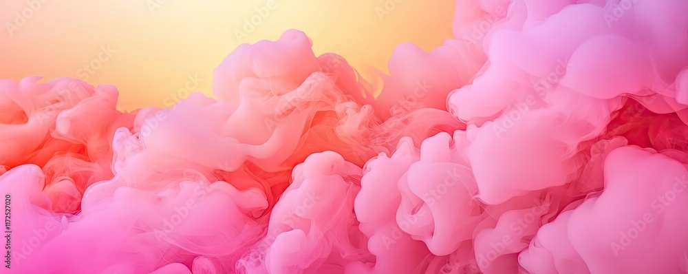 Aufkleber smoke abstract background concept. colorful abstract clouds create a dreamy and vibrant digital back