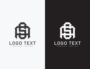 Obraz premium Simple Line Minimal Logo