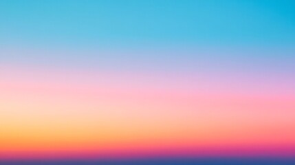 Obraz premium Abstract Gradient Shapes Blending Soft Blues,Purples and Pinks in Vibrant Colorful Sunset Sky