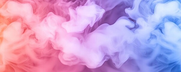 Smoke abstract background concept. Colorful smoke swirl creating a vibrant artistic background.