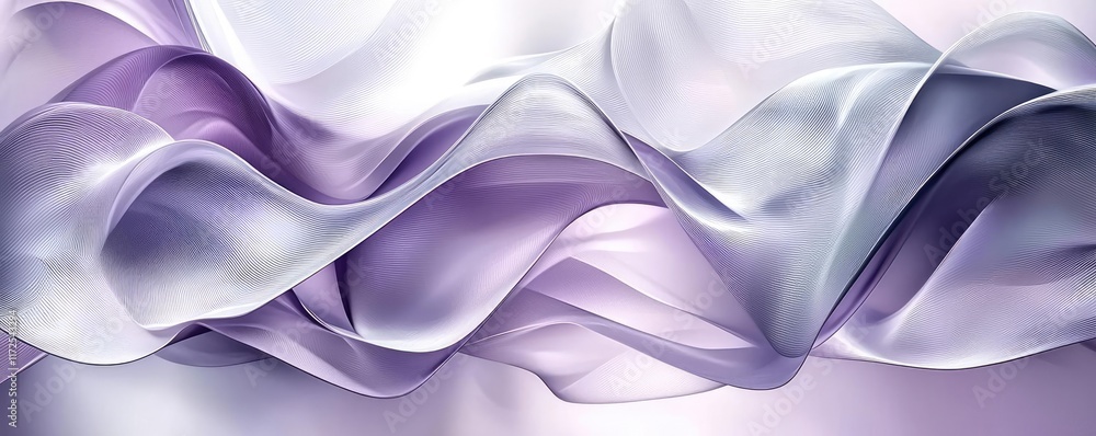 Poster soft abstract background concept. soft, flowing fabric textures in pastel hues create a serene visua