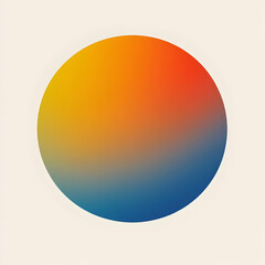 Abstract Gradient Circle Background
