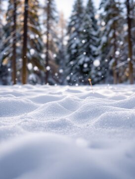 Cozy Winter Snowfall Background for E-Commerce Websites Social Media Seasonal Promotions Holiday Cards and Videos