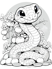 The Guardian Snake of the Eternal Peach