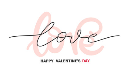 Valentine's Day concept Background, Flat Modern design, illustration Vector EPS 10