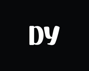creative letter DY logo design template