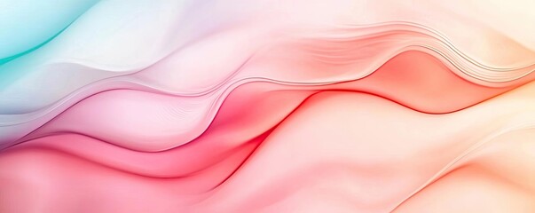 Pastel abstract background idea. Abstract background showcasing colorful flowing waves and smooth textures.