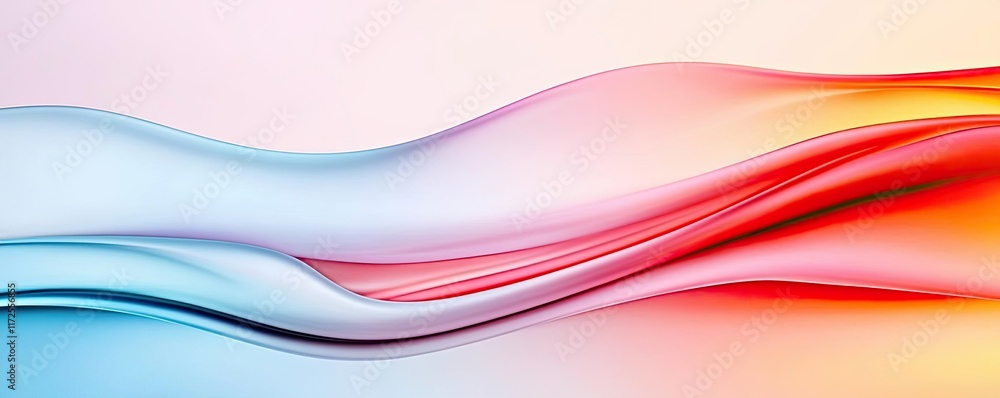 Poster Pastel abstract background idea. Abstract wave design in vibrant colors, creating a visually striking background.