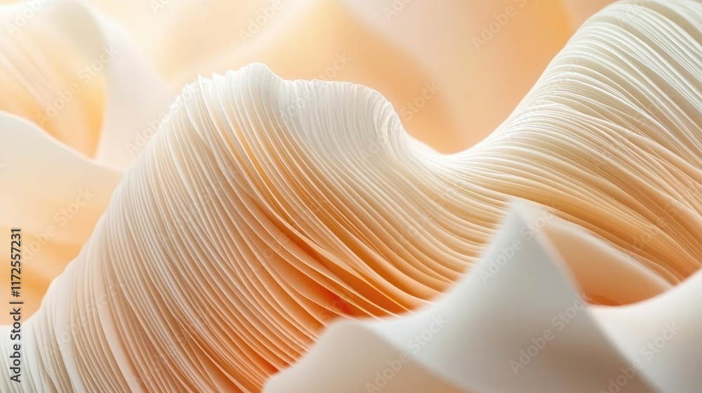 Aufkleber Pastel abstract background idea. Abstract flowing layers in soft shades, creating a serene and elegant visual experience.
