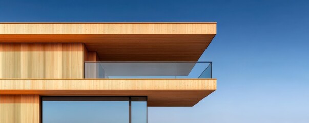 sustainable housing concept. Cross-Laminated Timber CLT Durable, engineered wood offering structural strength and sustainability for housing