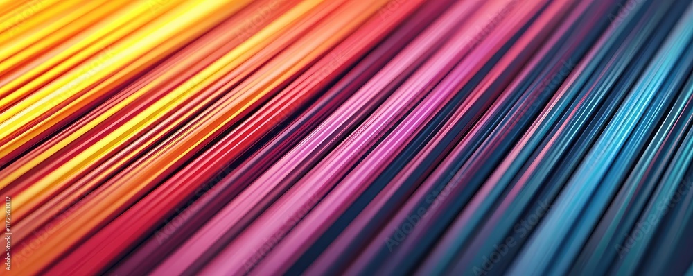 Poster Neon abstract background idea. Vibrant and colorful abstract lines in a dynamic pattern showcasing modern design elements.