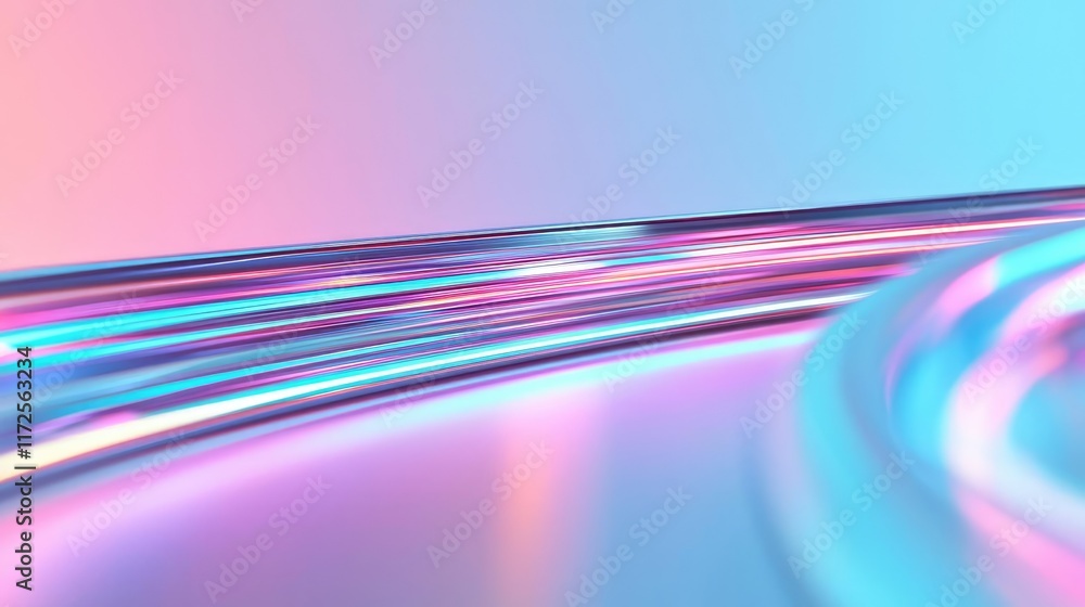 Poster pastel abstract background idea. vibrant abstract background with flowing curves in pastel colors, i