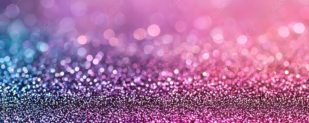 Poster glitter abstract background concept. vibrant abstract background with sparkling glitter in pink and 