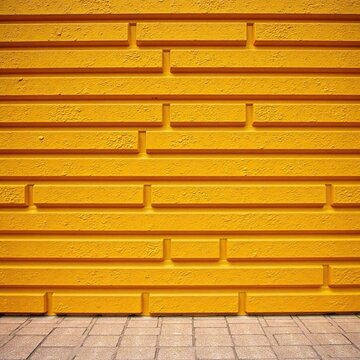 Muro de ladrillos naranjas con patr?n de rayas horizontales y sombreado suave, patr?n, arquitectura tradicional, muro