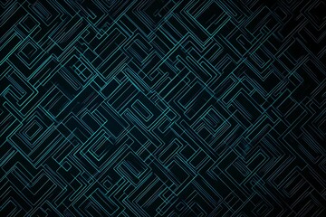 Abstract close-up of a glowing blue digital circuit board, showcasing intricate connections and technological design on a black background.
