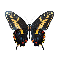 Exquisite Butterfly: A beautifully detailed shot of a butterfly showcasing a pattern on wings, colors that captures attention.