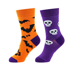 Halloween decorations, spooky decor, Halloween props, carved pumpkins, glowing jack-o’-lanterns, spiderwebs, witch hats, skeletons, tombstones, black bats, eerie lights on white backgroun