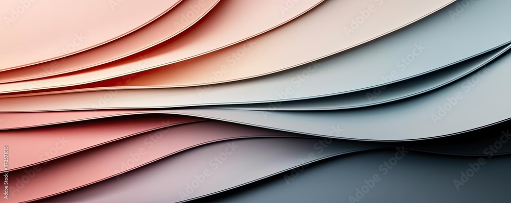 Poster Pastel abstract background idea. Abstract layered design showcasing soft tones and smooth gradients in modern aesthetics.