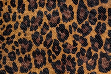 Leopard print, Fabric, Raised skin