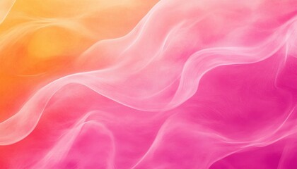 Obraz premium Abstract Pink and Orange Swirling Fabric Texture Background Image