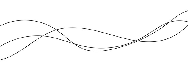 Abstract wavy thin line. Squiggle elements banner. Pattern with scribble, wiggle and undulate. Wavy and swirled brush strokes with rough edges. hand drawn scribbles. Vector illustration 