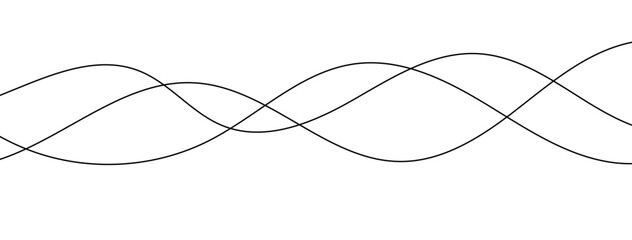 Abstract wavy thin line. Squiggle elements banner. Pattern with scribble, wiggle and undulate. Wavy and swirled brush strokes with rough edges. hand drawn scribbles. Vector illustration 