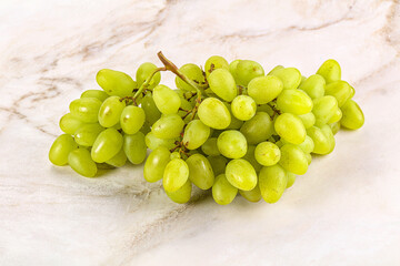 Green juicy sweet ripe Grape bunch