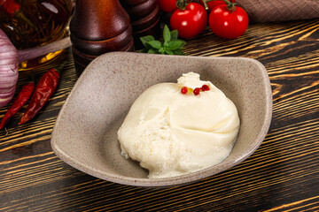 Italian soft young cheese burrata