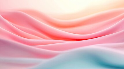 Pastel abstract background idea. Soft, flowing fabric in pastel colors creates a serene and calming atmosphere.