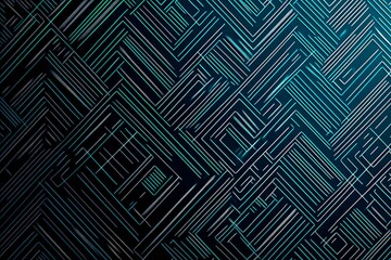 Abstract close-up of a glowing blue digital circuit board, showcasing intricate connections and technological design on a black background.
