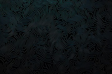 Fototapeta premium Abstract close-up of a glowing blue digital circuit board, showcasing intricate connections and technological design on a black background. 