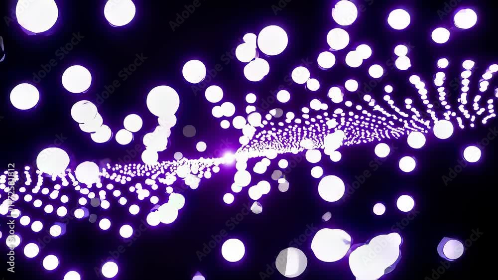 Poster colorful light patterns create mesmerizing visual effects