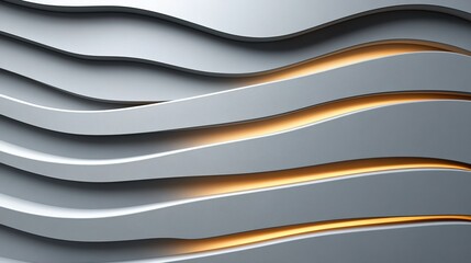 Wavy Modern Design with Soft Glows in Neutral Tones and Textures