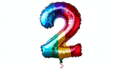 Bunte Zahlenballons  2