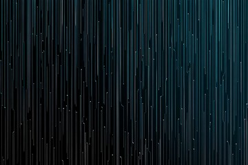 Abstract close-up of a glowing blue digital circuit board, showcasing intricate connections and technological design on a black background.
