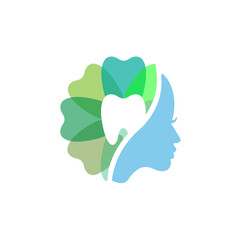 Logo Dental and Beauty Face 