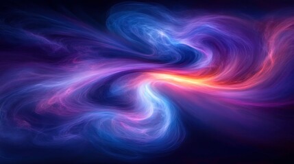 Dynamic swirling colors abstract art digital creation modern aesthetic close-up visual concept