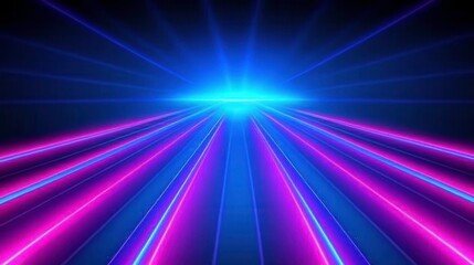 Laser light show extravaganza futuristic landscape digital art vibrant environment aerial view technology concept
