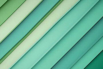 Fototapeta premium Abstract Green Diagonal Stripes Background
