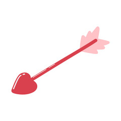 Heart arrow valentine illustration