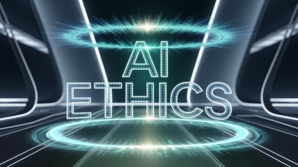 Naklejka premium AI Ethics