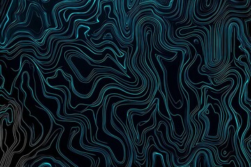 Abstract close-up of a glowing blue digital circuit board, showcasing intricate connections and technological design on a black background.
