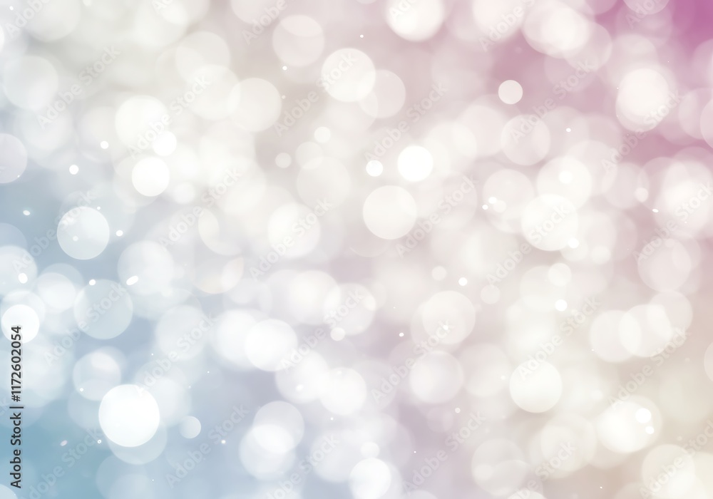 Poster abstract background of soft focus bokeh lights texture