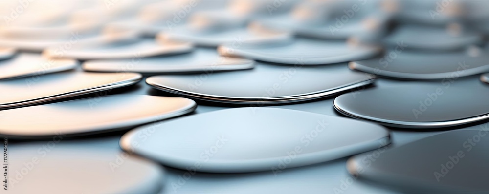 Poster metallic abstract background concept. close-up of modern architectural design featuring smooth, refl