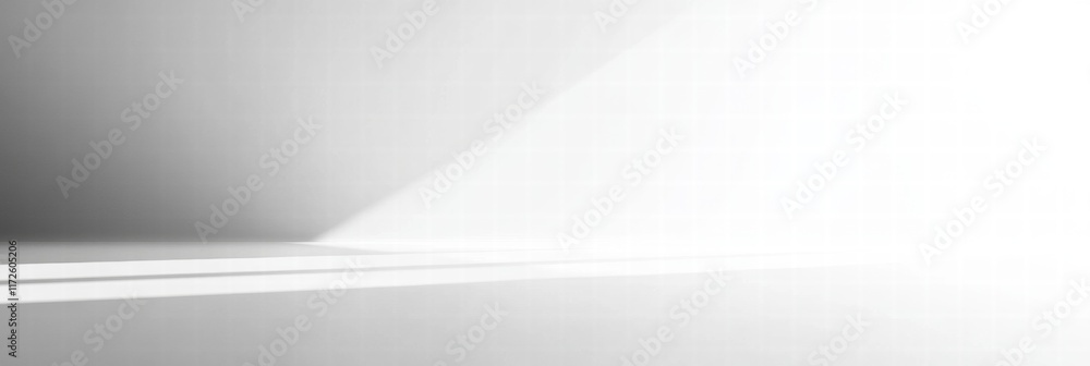 Poster pristine white sheet of paper placed on a smooth surface with subtle lighting enhancing its texture 
