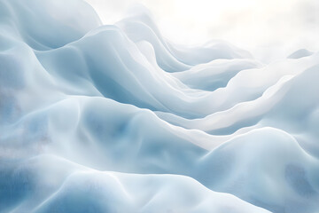 Obraz premium Abstract depiction of a white cloudscape blending into a pale blue and gray gradient sky
