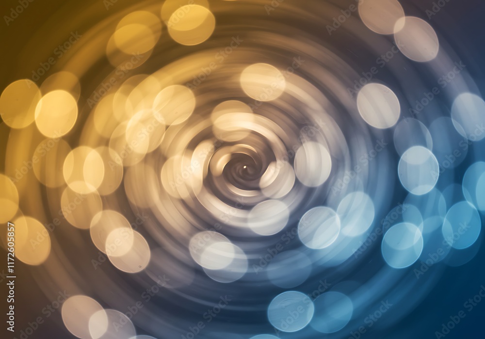 Poster abstract background of soft focus bokeh lights texture