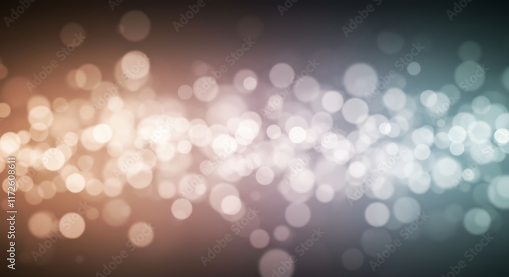 Poster abstract background of soft focus bokeh lights texture