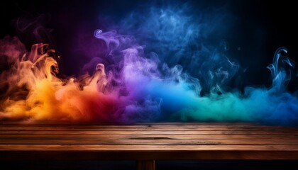 Smoke and Shadows on Wood"